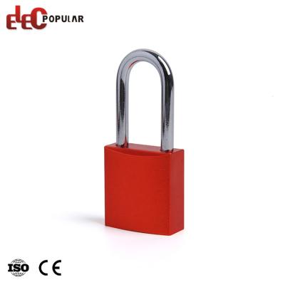 China Confined Spaces Security Square Lock Body 38mm Shackle Aluminum Steel Cylinder Padlock for sale