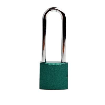 China The use of blue aluminum security padlock different long lock shackles of all types locks for sale