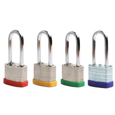 China Rigid steel lock beams provide excellent protection against theft security 50mm keyed even water proof laminated heavy duty pad locks for sale