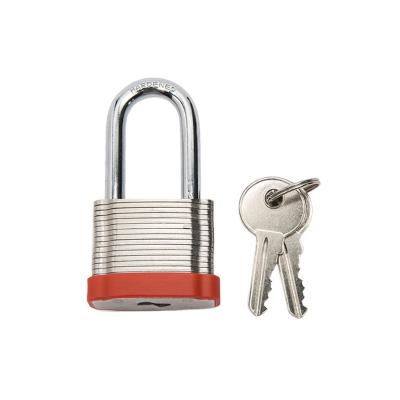 China Rigid steel lock beams provide excellent protection against theft resistant laminated stainless steel padlocks for sale