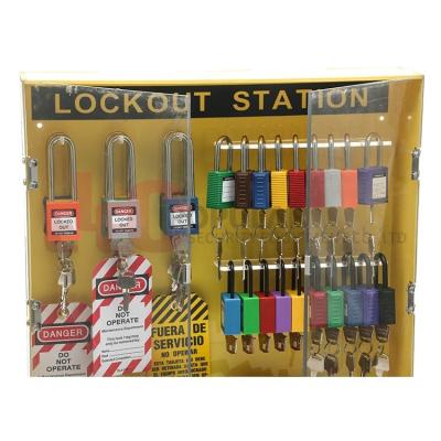 China Excellent risistance and color Elecpopular China Cheap Goods Protection Aging Safe Padlock Lockout Station for sale