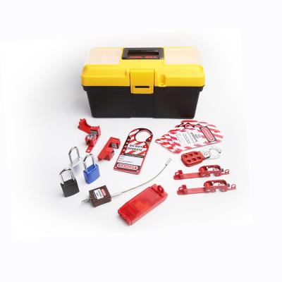 China Miniature Circuit Breaker Lockout Safety Breaker Lockout Tagout Loto Kit Electric Lockout Tool Kit for sale