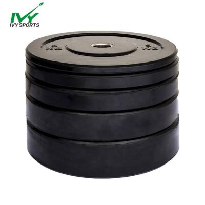 China New Product Durable Black Round Add Flex Home Gym Cheap Rubber Weight Plate for sale