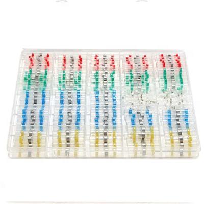 China PE+Copper 330Pcs Waterproof Solder Joint Heat Shrink Wire Butt Connectors And Insulated Electrical Terminals Butt Splice for sale