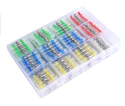 China 280PCS PE+Copper Solder Joint Wire Connectors Heat Shrink Wire Butt Splice Waterproof Insulated Wire Connectors for sale