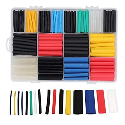 China 580pcs Heat Insulation Heat Shrink Tubing 2:1, Waterproof Electrical Cable Wrap Assortment Electrical Insulation Heat Shrink Tube Kit for sale