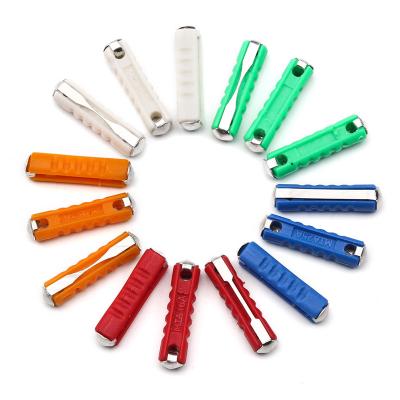 China Plastic + Metal 200 PCS Car Fuses European Automotive Fuse 5A 8A 16A 25A 40A For Classic Old Cars Style for sale