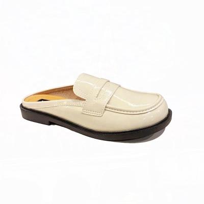 China Anti-skid Spring Summer Shoes Female Slippers Women Place-toe Wrap-toe Office Sandals Outside Ladies Mules for sale