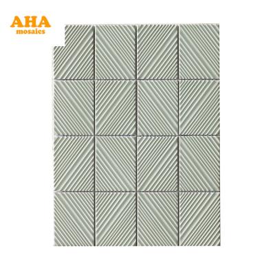 China High Quality Handcraft Parquet Chinese Style Ceramic Kitchen Backsplash Wall Tiles for sale