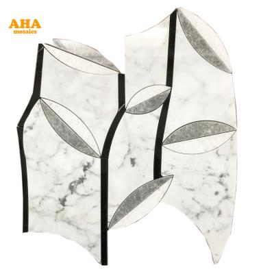 China Waterjet Slabs Parquet China Factory New Design Bathroom Mosaics Pool Accessories for sale