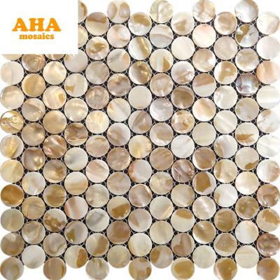 China 2022 Fashion Decoration Sea Shell Mosaic Tile For Modern Home Kitchen Backsplash for sale