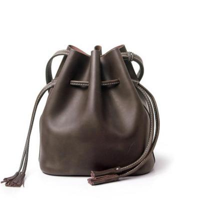 China Dreamtop DTD191 Fashion Shoulder Bag Genuine Leather Tote Bag Mini Bucket Bag Women for sale