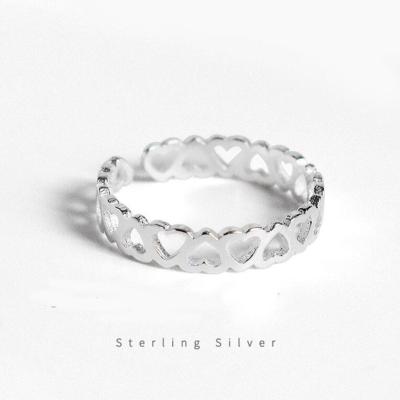 China Free Sample Fashion Punk Adjustable Dreamtop DTS089 Ring Women Jewelry Ring Sterling Silver for sale