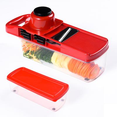 China New Multi Viable Purpose Food Slicer/Vegetable Cleaver, 6 in 1 Slicer, Potato Peeler, Carrot Grater Kitchen Tool Grater for sale