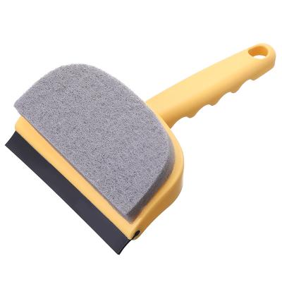 China Viable Multifunctional Car Window Wiper Window Washer Glass Squeegee And Wash Integral Cleaning Brush for sale