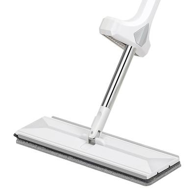 China Portable Flat Mop Labor Saving 360 Rotation Durable High Quality Stainless Steel for sale