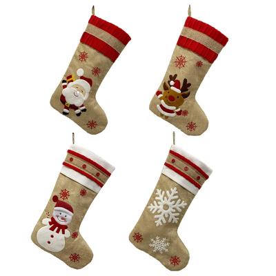 China Hanging Decoration Ornament Fireplace Christmas Storing Christmas Candy Bag for sale