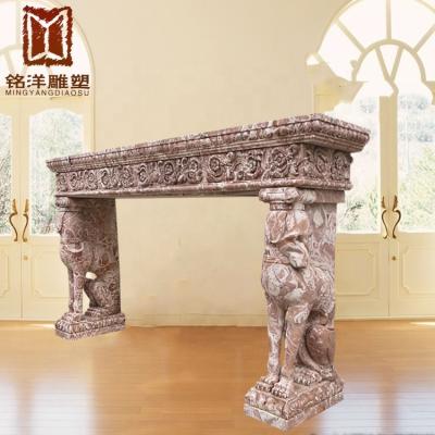 China Chinese Stone Lion Statue For Sale Of Art Sculpture Stone Pillars Columns Of Western Cheap Price Abstract for sale