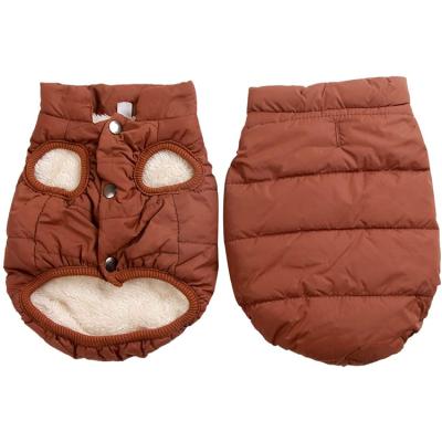 China Sustainable Small And Medium Dog Winter Cloth Pet Apparel Custom Warm Dog Clothes Coat for sale