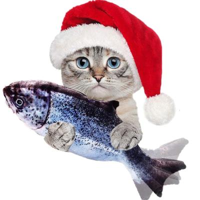 China Hot Plush Cat Toys Fish Usb Chargeable Cat Fish Toy Electric Fish Cat Toy from Amazon Viable Wholesale for sale