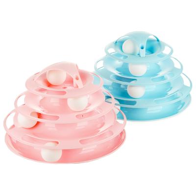 China 2021 Viable Best Selling New Cat's Toy Pet Ball Toy Tower Tracks Cat Toy for sale