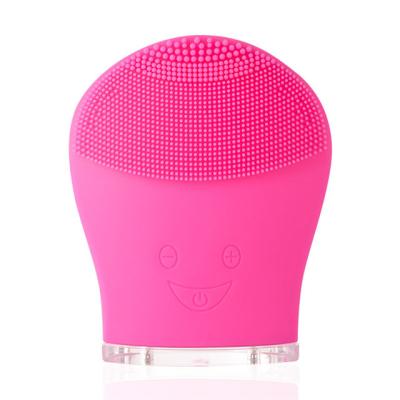 China Smart Portable Silicone DEEP CLEANING Portable Wash Sweep Facial Electronic Skin Cleanser for sale