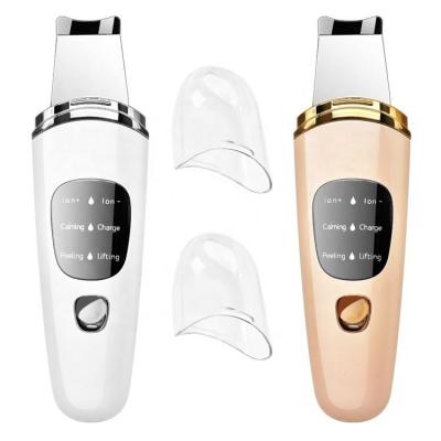 China HOT SALE USB Electric Ultrasonic Skin Scrubber Portable Skin Scrubber DEEP CLEANSING Machine for sale