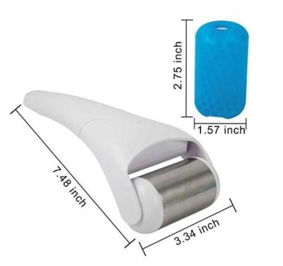 China Hot Face Amazon Handle Home Use Stainless Steel Face Massager Roller Ice Roller for sale