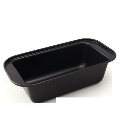 China CHEFMADE Viable Non Stick Coating Silver Black Carbon Steel Mini Bakeware Bread Plate Loaf Pan Baking Tray for sale