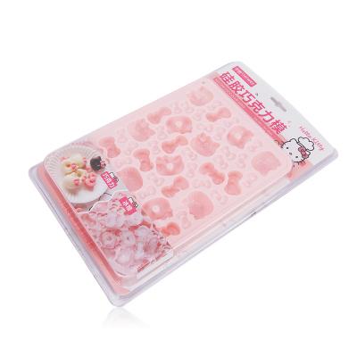 China CHEFMADE Viable Cup Hello Kitty Chocolate Fondant Kitchen Tool Cake Pan Baking Mold Set Silicone Cake Molds for sale