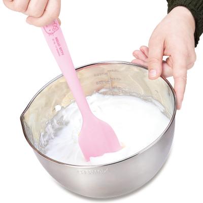 China CHEFMADE Kitchen Viable Huge Pink Cake Spoon Easy Baking Silicone Spatula for sale