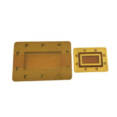 China Easy Assembly Waveguide Pressure Window OEM Customized Low Price Waveguide Pressure Window for sale