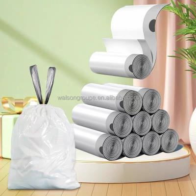 China BIODEGRADABLE BIODEGRADABLE Trash Bags Compostable Eco Kitchen Drawstring Large Organic Degradable Garbage Bag for sale