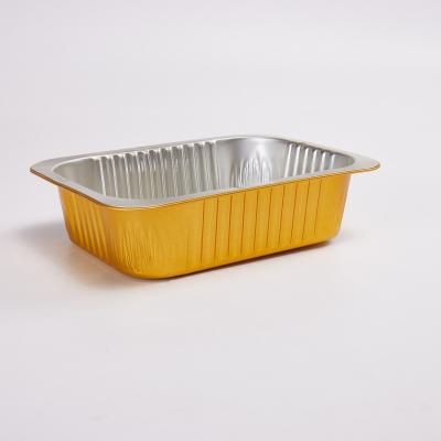 China Eco - Friendly Packaging Food Grade Products Food Aluminum Foil Eco - Friendly Disposable Containers With Lids for sale