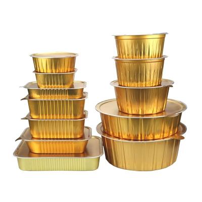 China Restaurant Eco-friendly Disposable Fancy Aluminum Sushi Packing Tray Delivery Tray Food Grade Walson OEM Food Grade Lunch Boxes For Food for sale