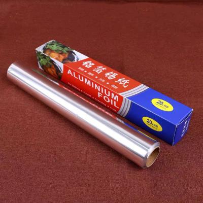 China Food Grade Walson Household BBQ Aluminum Foil Rolls Metal Eco-Friendly Wrapping for sale