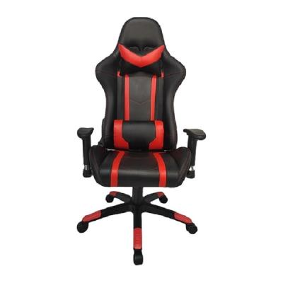 China (Size)Wholesale Price Faux Leather And Fabric OEM Adjustable Gaming Chair With Neck And Waist Pillows For Home for sale