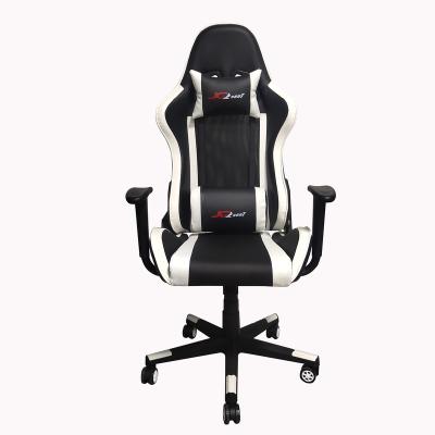 China (Size) Adjustable Trustworthy Customizable Qulity Faux Leather and Mesh Computer Gaming Chair with Fixed PU Armrest for Internet Cafe for sale