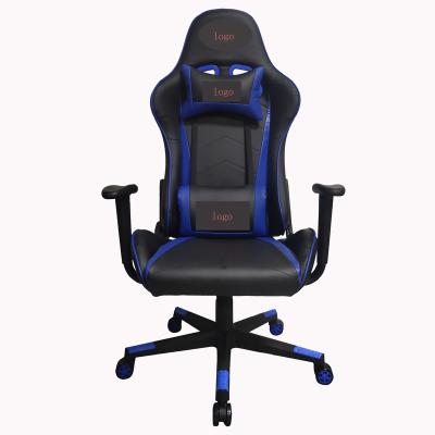 China Free Sample (Height)Adjustable Gamer Gaming Chair (Height)Adjustable Gamer Gaming Chair Computer PC Computer PC Rotating Ergonomic Comfortable Leather Black for sale