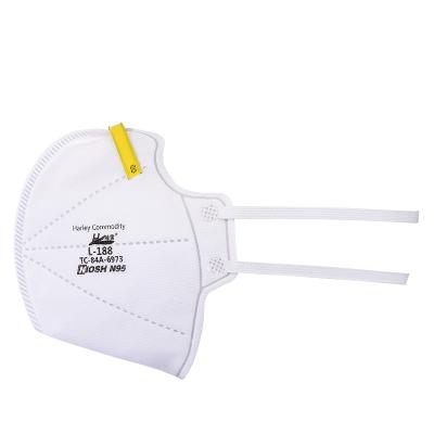 China Niosh N95 Dust Breathable Disposable Respirator Face Mask for sale