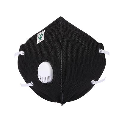 China Breathable Custom KN95 Certificated Ear Loop kn95 Black Dust Face Mask Pollution Respirator for sale