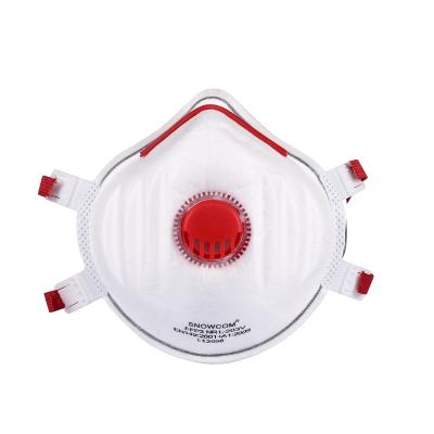 China Breathable EN 149 FFP1 FFP2 FFP3 Disposable Dust Protective Respirator Protect Face Mask With Valve for sale