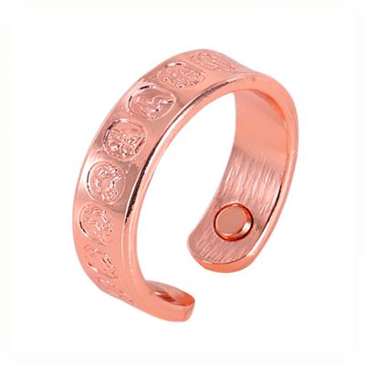 China High quality TUNGSTEN wenfanqi unsex health ring planisphere therapy copper magnetic ring for sale