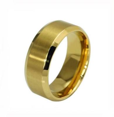 China Ring Stainless Steel Ring Women And Men Fashion Jewelry Gold Plated Ring Made In China for sale