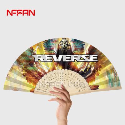 China China Chinese Personalized Mini Bamboo Folding Hand Fans Custom Designs Printed for sale