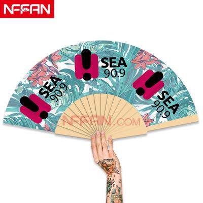 China China Design Customization Customized Folding Wooden Fan For Event Or Promotion for sale