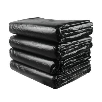 China Recyclable Disposable Garbage Plastic Bags Production Black Garbage Bag for sale