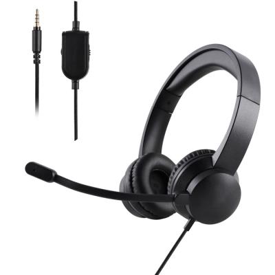 China Headband Wired Headphones Phone Headphones With External Microphones For Mobile Phones PC for sale