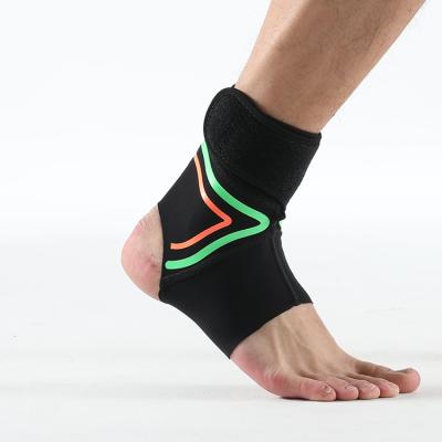 China Wholesale Custom Logo Design Neoprene Lycra Ankle Wrap Ankle Support for sale