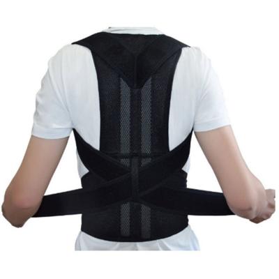 China Wholesale Quality Adjustable Straps Posture Corrector, Breathable Neoprene Back Support Belt With Aluminum Backbones for sale